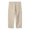 Carhartt WIP Walter Double Knee Pant Natural Rinsed - Streetart.fr