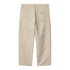 Carhartt WIP Walter Double Knee Pant Natural Rinsed - Streetart.fr