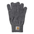 Carhartt WIP Watch Gloves - Dark Grey Heather - Streetart.fr
