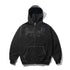 Cash Only Strip Zip-Thru Hood Zip - Washed Black — sweat à capuche