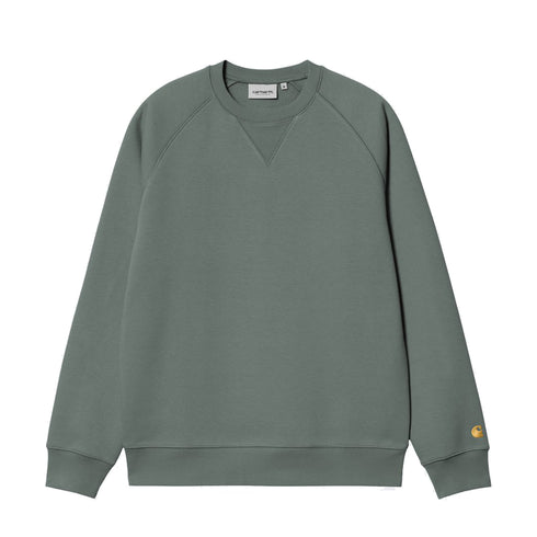 Carhartt WIP Chase Sweat - Velvet Green / Gold