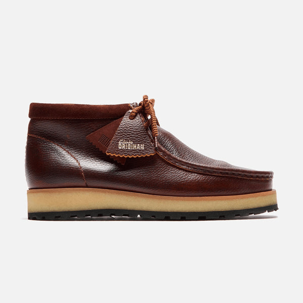 Clarks Original Wallabee Scout - Dark Tan Leather - Streetart.fr