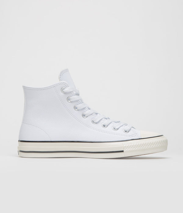 Converse Cons Ctas Pro Hi - Leather White / Gold / Egret - Streetart.fr