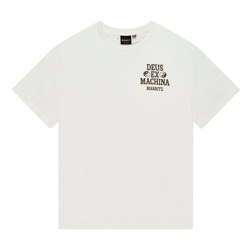 Deus Biarritz Ceramic T-Shirt - Vintage White - Streetart.fr