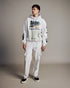 Deus Migration Hoodie - Light Grey Marle - Streetart.fr