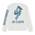 Deus Swell Maps Os Ls T-Shirt - Vintage White - Streetart.fr