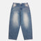 Dime Baggy Denim Pant - Dipped Sandblasted Indigo - Streetart.fr