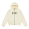 Dime Block Zip Hoodie - Antique White — sweat à capuche