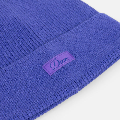 Dime Cursive Rib Beanie -Purple - Streetart.fr