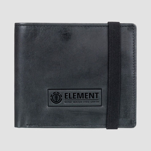 Element Strapper Leather Wallet Brown - Streetart.fr