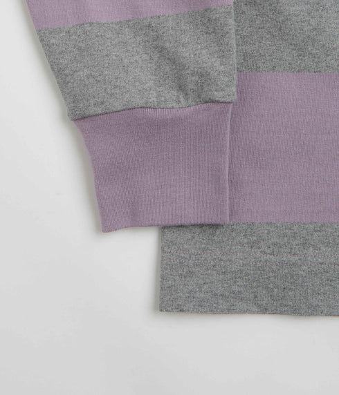 Gramicci Langdon Rugby Shirt - Heather / Purple - Streetart.fr