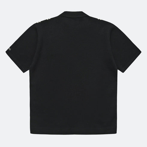Helas Aldo Knit Full Zip - Black - Streetart.fr