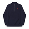 Helas Classic Quarter Zip Knit - Navy - Streetart.fr