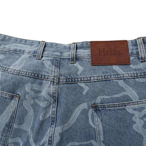 Helas Dieux Grecs Jeans Pants - Light Blue — vue 4