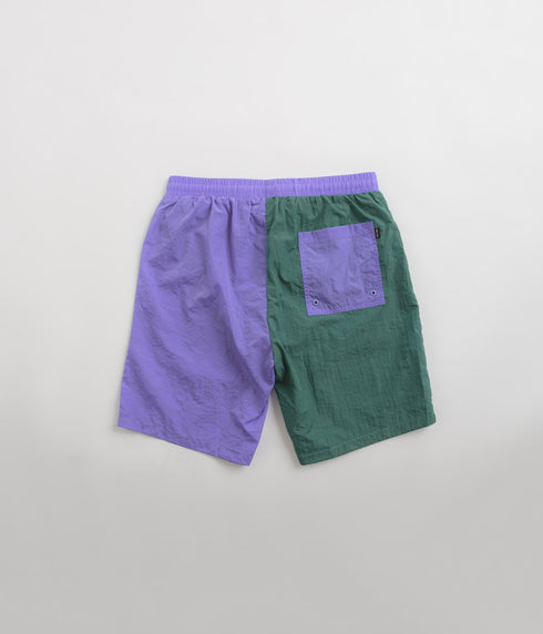 Helas Negative Swim Short - Purple / Green - Streetart.fr