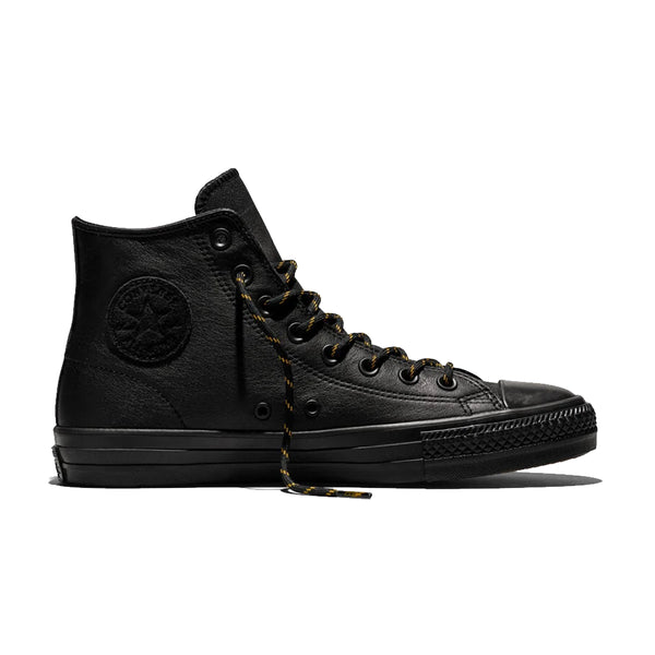 Converse Ctas Pro Hi Leather - Black / Yellow / Total Eclipse