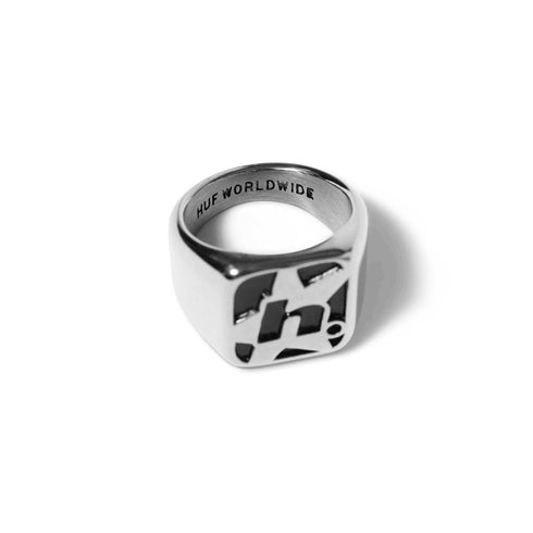 Huf H Star Ring Silver - Streetart.fr