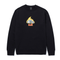 Huf Roasted Sweat Crew Black - Streetart.fr