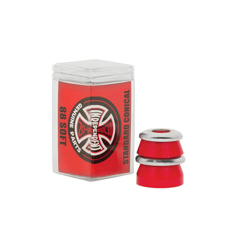 Independent Bushing (Jeu De 4) Cylinder Soft 88A Red - Streetart.fr
