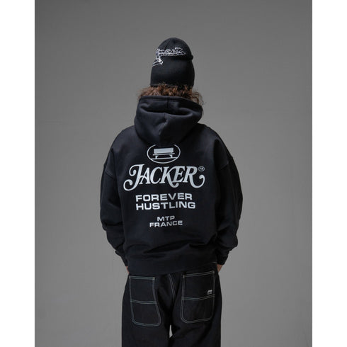 Jacker Collective Hoodie - Black - Streetart.fr