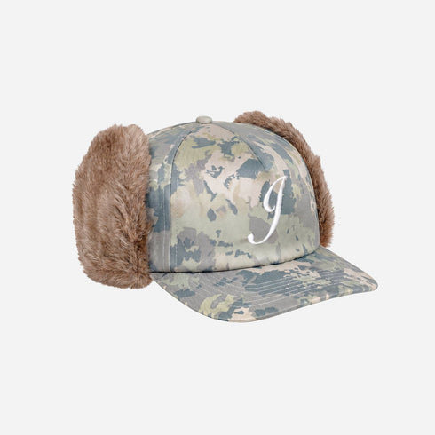 Jacker Flap Ear 5 Panel Snapback Cap - Desert Camo - Streetart.fr