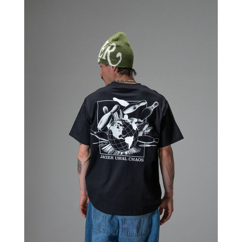 Jacker Nine Pin T-Shirt - Black - Streetart.fr