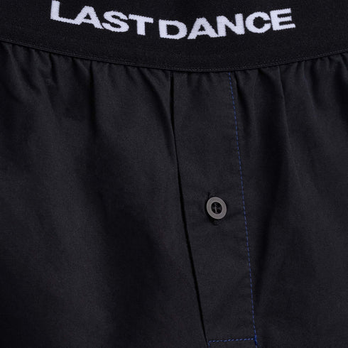 Last Dance Parachute Boxer Ld-001 - Black / Blue Stiching - Streetart.fr