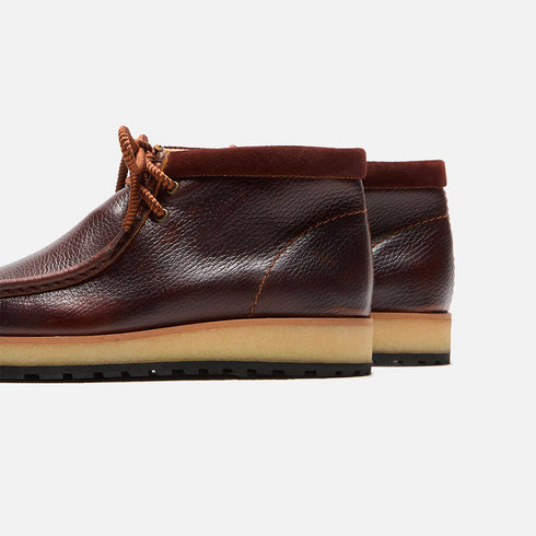 Clarks Original Wallabee Scout - Dark Tan Leather