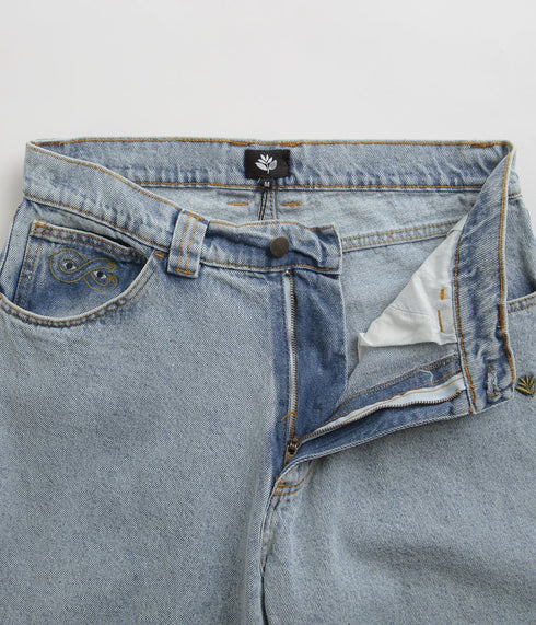 Magenta Og Denim Short - Blue - Streetart.fr