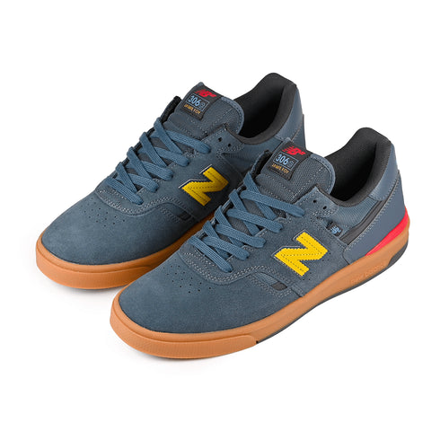 New Balance Numeric Foy 306 Cup - Shadow Blue / Mars Yellow - Streetart.fr