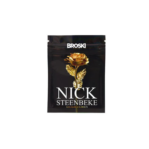 Broski 1"Nick Steenbeke Black And Gold Hardware