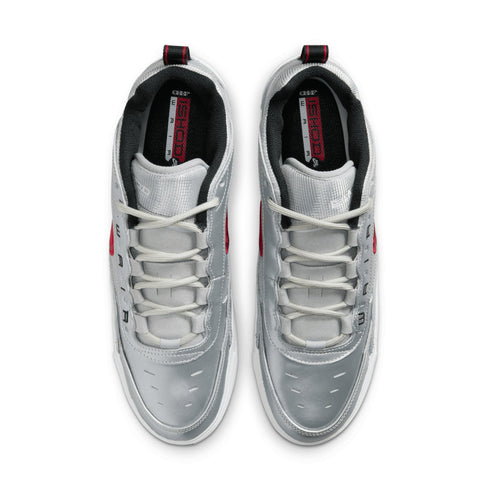 Nike SB Air Max Ishod 2 - Metallic Silver / Varsity Red / Metallic Si - Streetart.fr