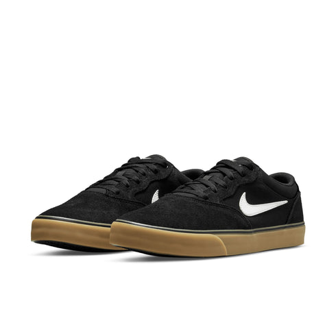 Nike SB Chron 2 Black / White-Black-Gum Light Brown - Streetart.fr