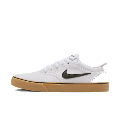 Nike SB Chron 2 Cnvs Summit White / Black / White Gum Light Brown - Streetart.fr
