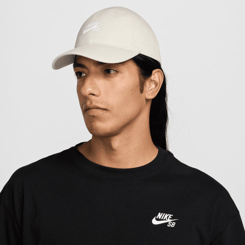 Nike SB Club Cap - Light Bone / White — vue 4