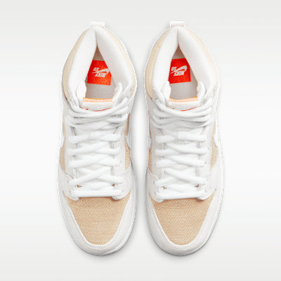 Nike SB Dunk High Pro Iso - Natural / White-Natural-Natural - Streetart.fr