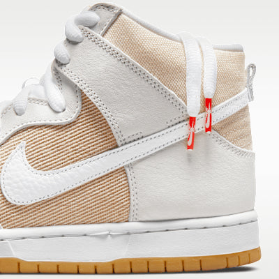 Nike SB Dunk High Pro Iso - Natural / White-Natural-Natural - Streetart.fr