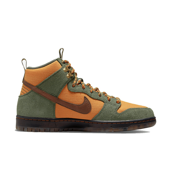 Nike SB Dunk High Pro Qs Passport - Carbon Green / Cider Gold - Streetart.fr