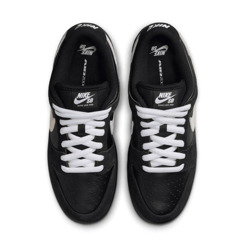 Nike SB Dunk Low Pro - Black / White / Black -Gum Light Brown - Streetart.fr
