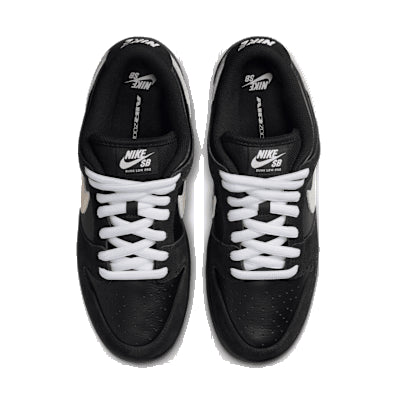 Nike SB Dunk Low Pro Black / White / Black -Gum Light Brown - Streetart.fr