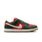 Nike SB Dunk Low Pro Prm Sonics Fir / White-University Gold-Fire Red - Streetart.fr