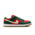 Nike SB Dunk Low Pro Prm Sonics Fir / White-University Gold-Fire Red - Streetart.fr