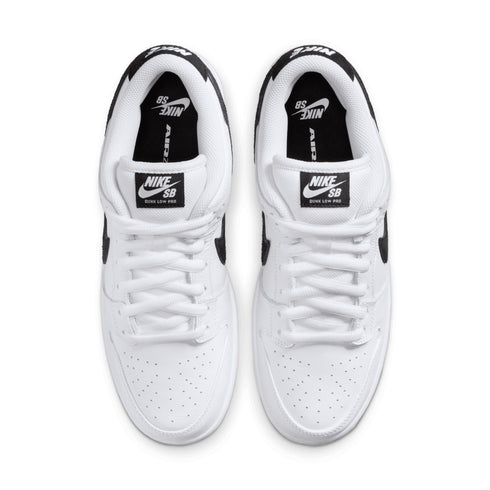 Nike SB Dunk Low Pro White / Black - White - Black - Streetart.fr