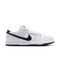 Nike SB Dunk Low Pro White / Black - White - Black - Streetart.fr