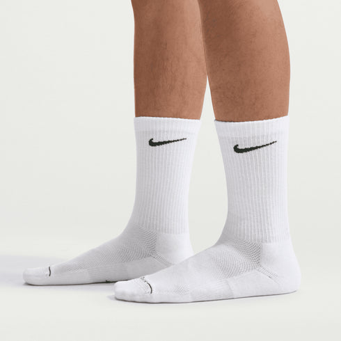 Nike SB Everyday Elevated Crew Socks - Green / White / Red - Streetart.fr