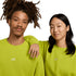 Nike SB Fleece Crew Essential Logo - Bright Cactus / White - Streetart.fr