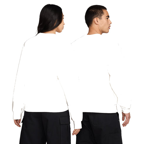 Nike SB Fleece Crew Essential Logo - Sail / Black - Streetart.fr