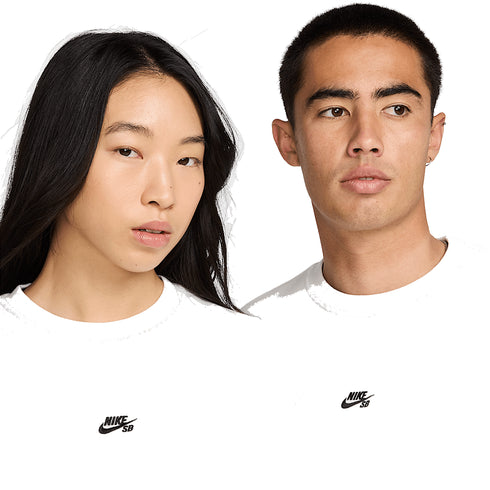 Nike SB Fleece Crew Essential Logo - Sail / Black - Streetart.fr
