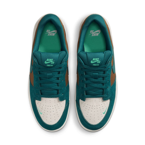 Nike SB Force 58 - Mosswood Brown / Light Orewood Brown/Sail/Geode Teal - Streetart.fr