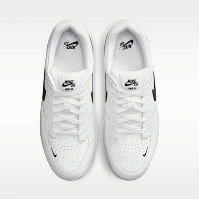 Nike SB Force 58 Prm L White / Black / White - White - Streetart.fr